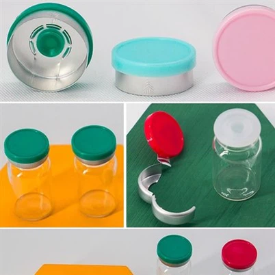 प्लास्टिक गोल फ्लिप ऑफ कैप